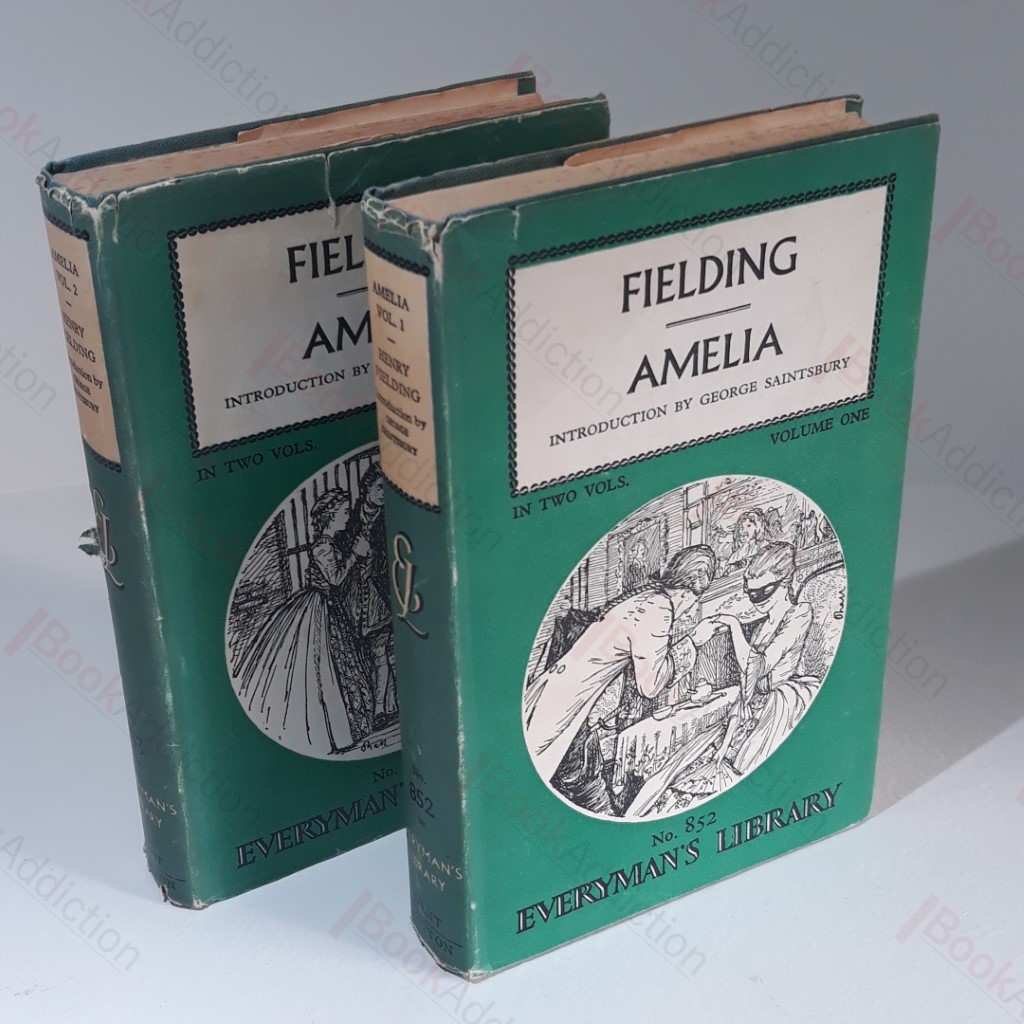 Amelia (Everyman's Library, Nos. 852 and 853) (2 volumes)