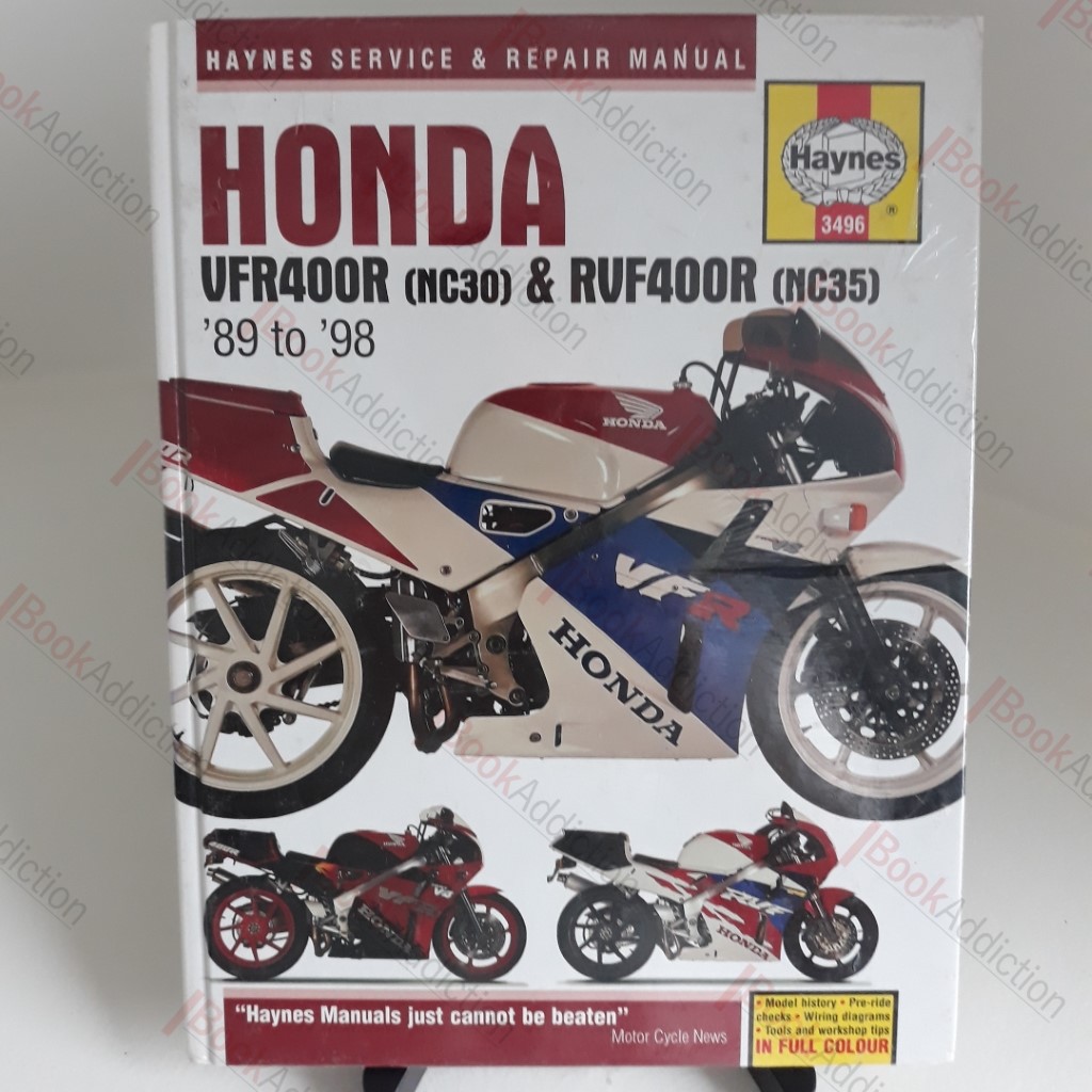 Honda VFR400 and RVF400 V-fours, 1989-98 (Haynes Service and Repair Manuals)