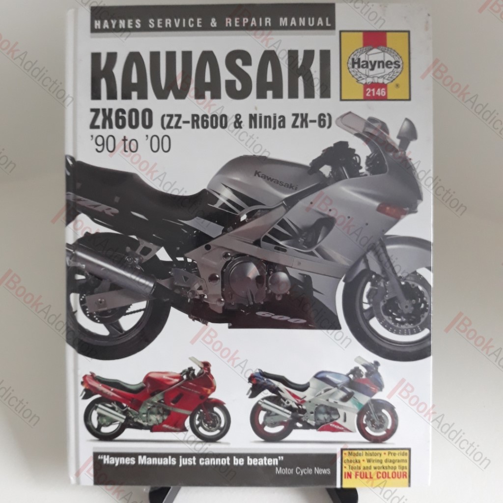 Kawasaki ZX600 (ZZ-R600 and Ninja ZX-6) Service and Repair Manual: 1990 to 2000 (Haynes service and repair manual series)
