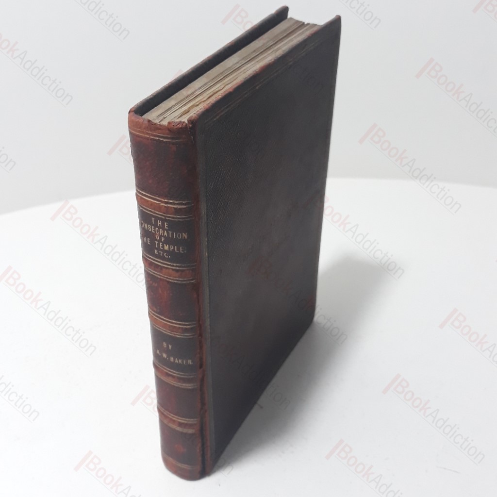 The Consecration of the Temple and Other Poems