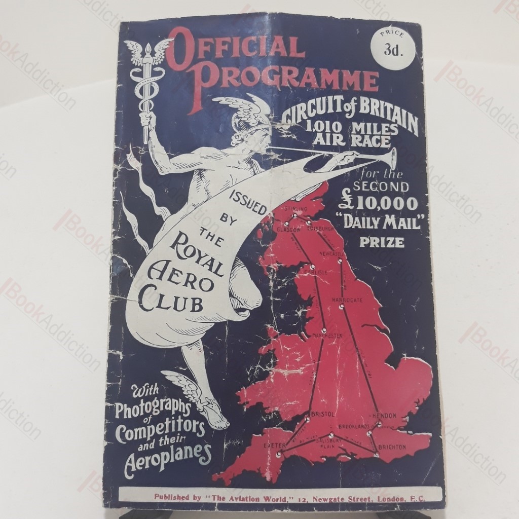 Offiicial Programme for the Circuit of Britain 1010 Miles Air Race for the Second £10,000 Daily Mail Prize