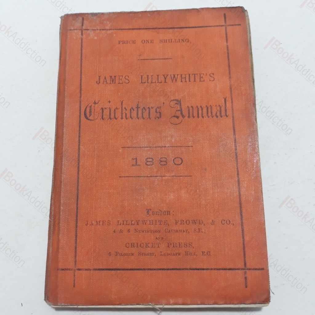 James Lillywhite's Cricketers' Annual,  1880