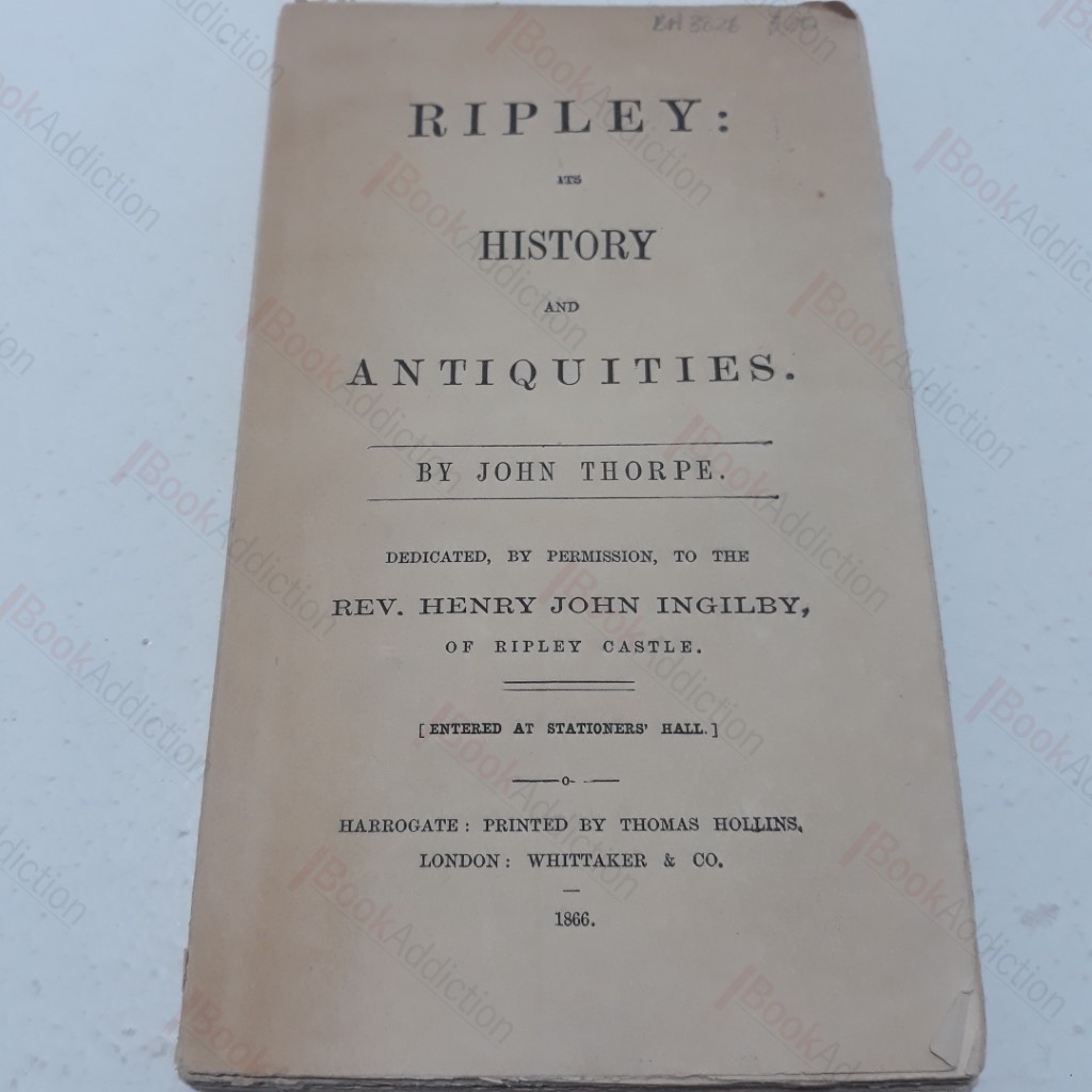 Ripley : Its History and Antiquities