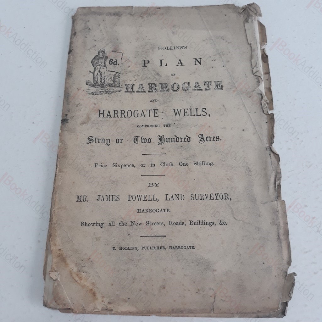 Hollins's Map of the Country Ten Miles Round Harrogate, Shewing Various Railways and Turnpike Roads,  One Inch to One Mile