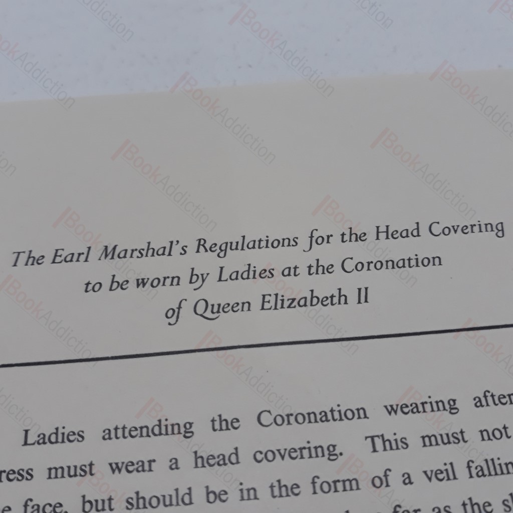 The Earl Marshal's Regulations for the Head Covering to be Worn by Ladies at the Coronation of Queen Elizabeth II