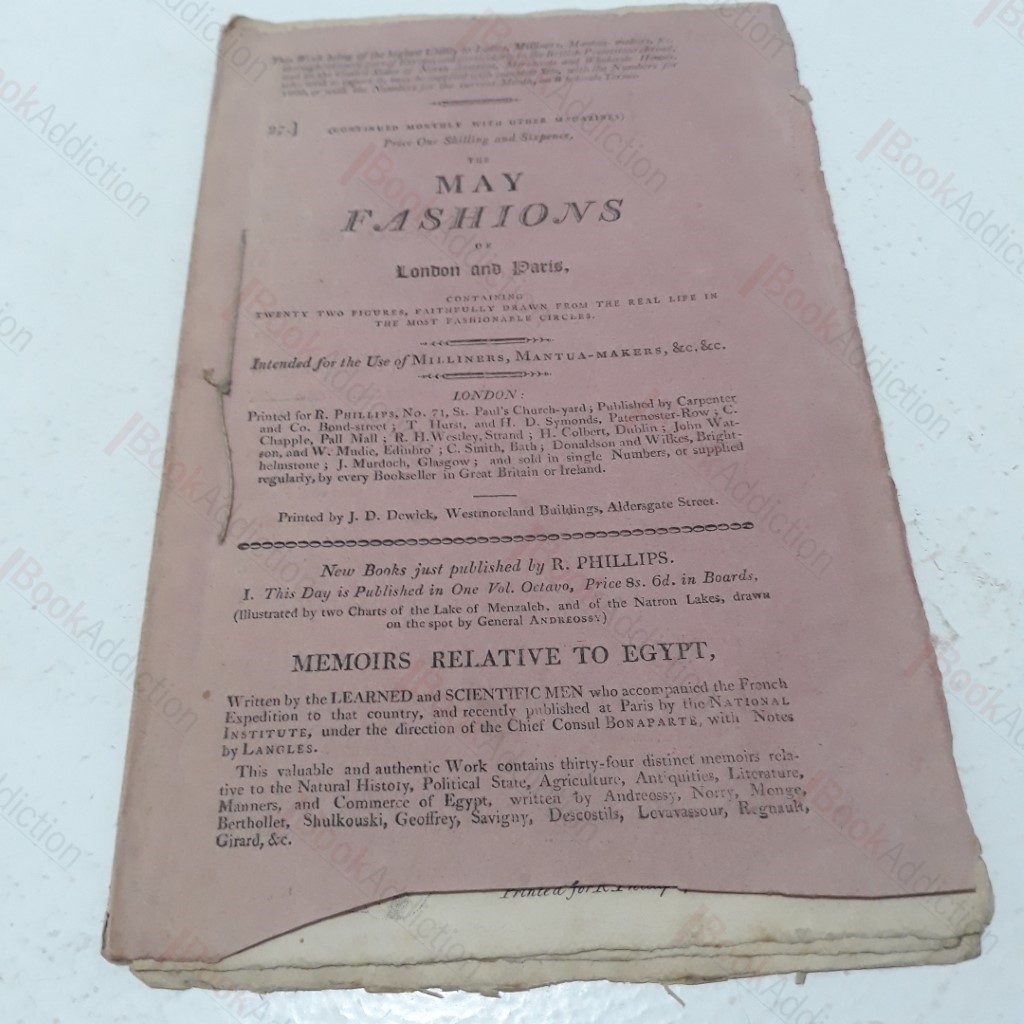 The May Fashions of London and Paris