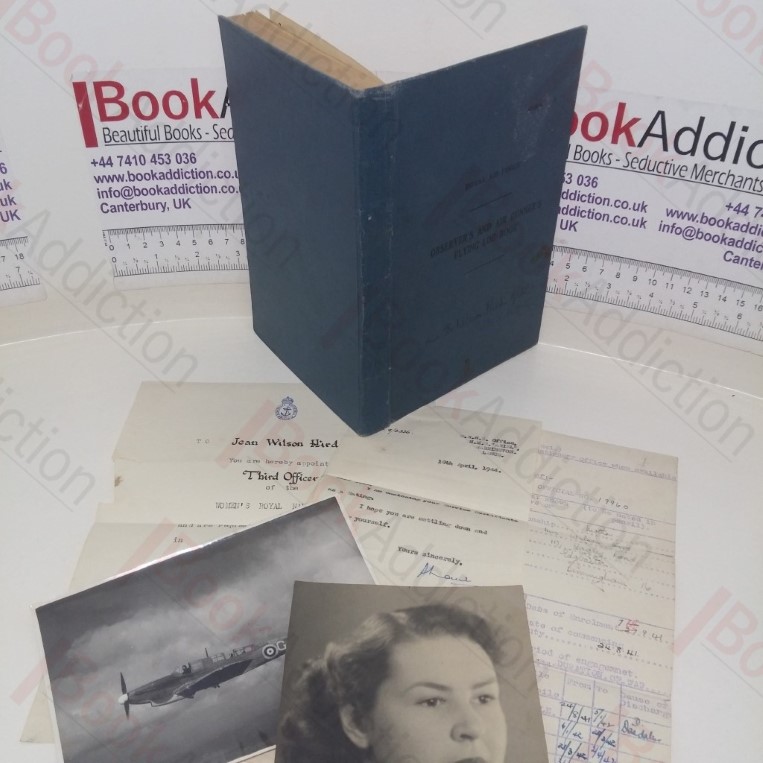 Royal Air Force Observer's and Air Gunner's Flying Log Book (Form 1767) Belonging to WREN Jean Wilson Hird