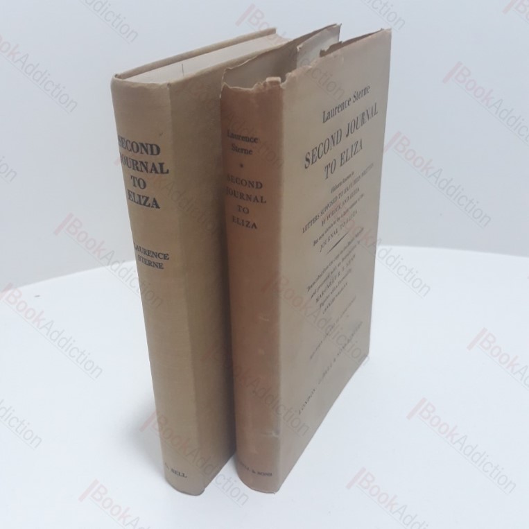 Second Journal to Eliza, Hitherto Known as Letters Supposed to have been Written by Yorick and Eliza but now shown to be a later Version of the Journal to Eliza