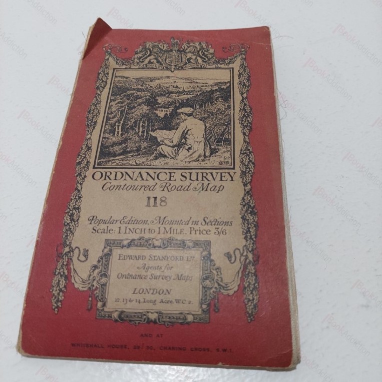 Ordnance Survey Contoured Road Map 118 :  Barnstaple and Exmoor