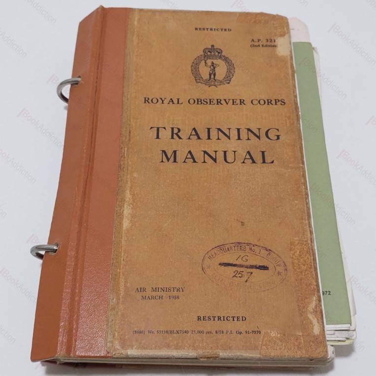 Royal Observer Corps Training Manual, 1958