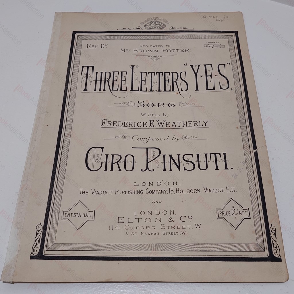 Alice Where Art Thou, Romance, Sung by Signor Gardoni and Mr George Parren