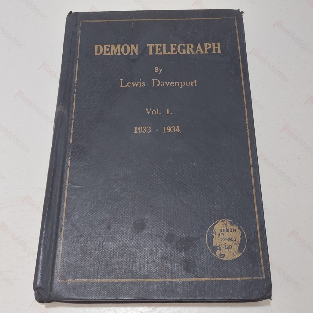Davenport's The Demon Telegraph, Volume 1, 1933-1934 (12 issues)