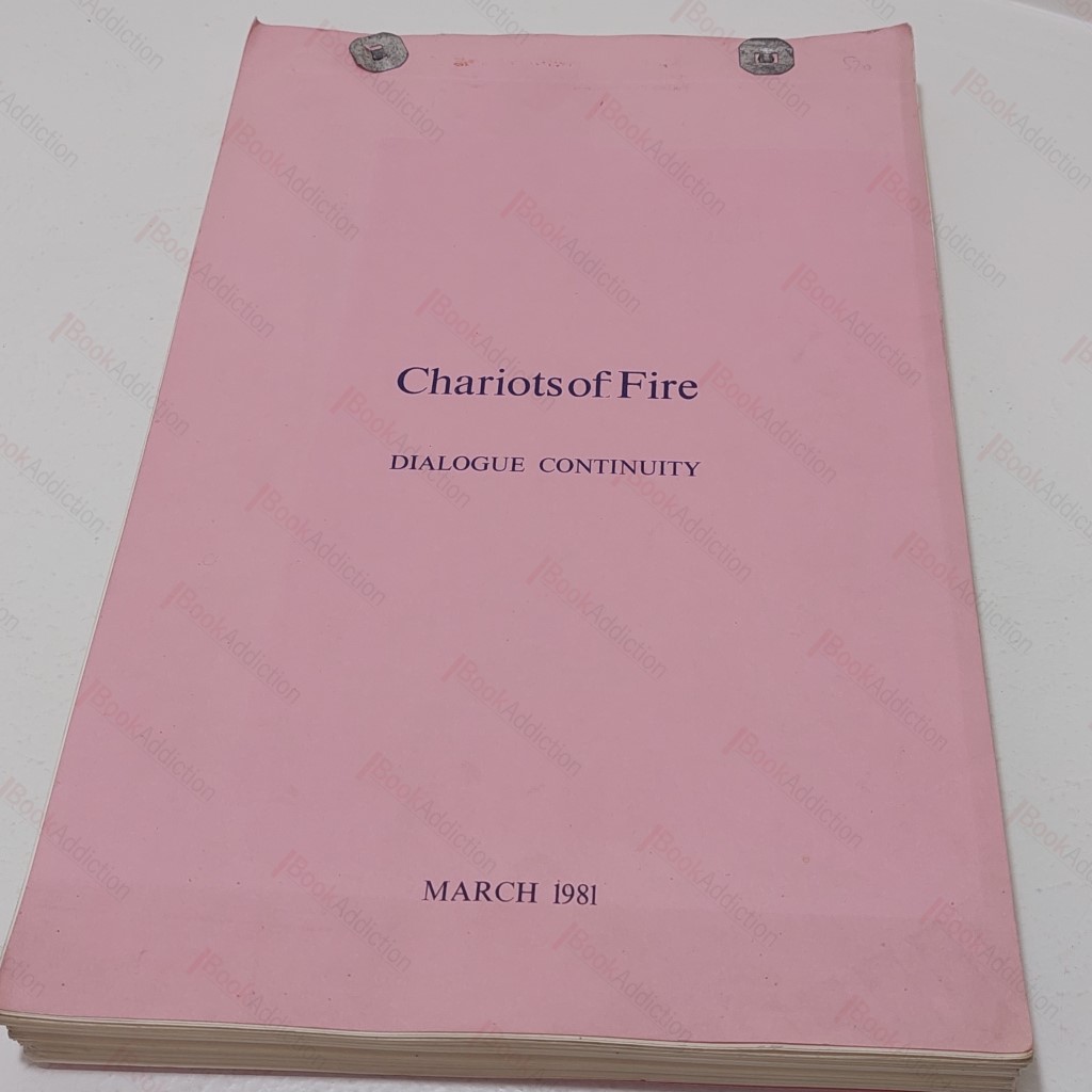 Chariots of Fire Original Dialogue Continuity Script
