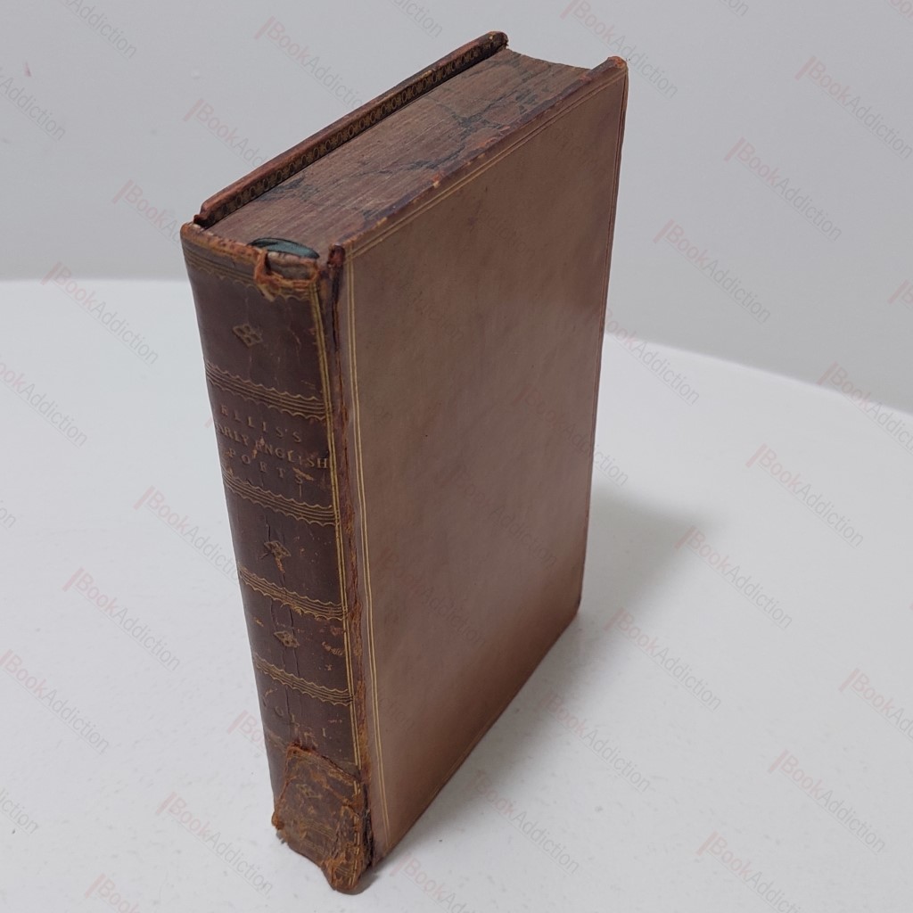 Specimens of the Early English Poets, to Which is Prefixed an Historical Sketch of the Rise and Progress of the English Poetry and Language; in Three Volumes. Volume 1.