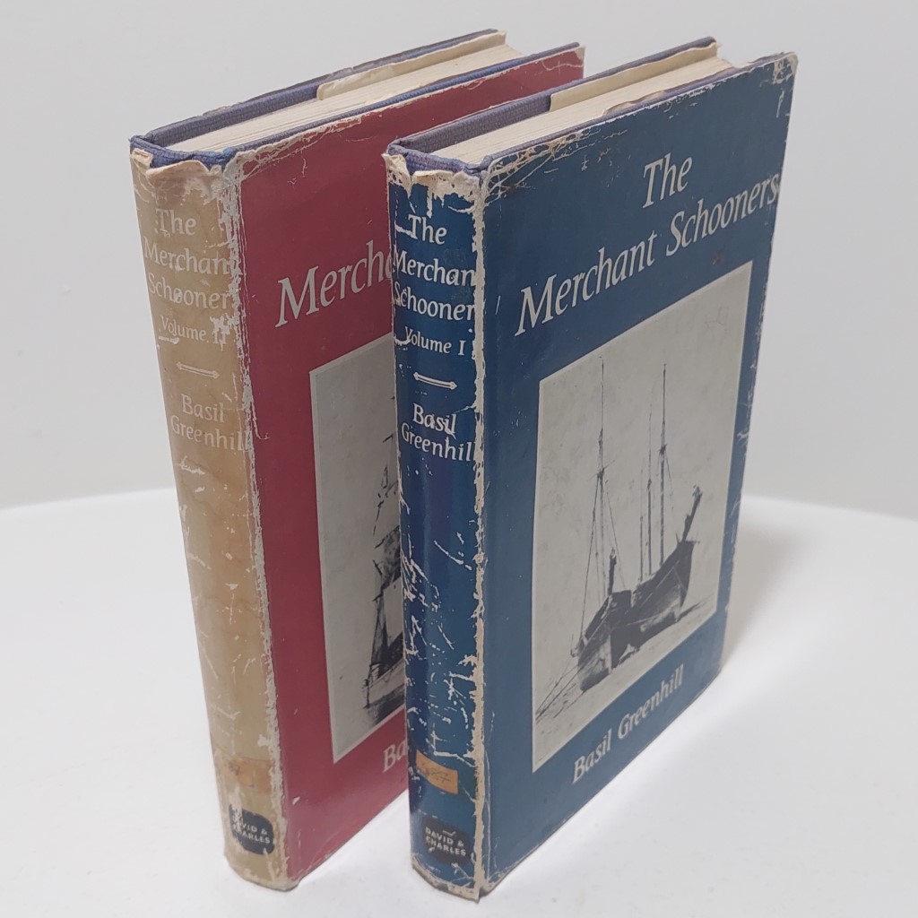 The Merchant Schooners : A Portrait of a Vanished Industry, Being a Survey in Two Volumes of the History of the Small Fore-and-aft Rigged Sailing Ships of England and Wales in the Years 1870-1940, with Something of Their Previous History and Subsequent Fate (Vol I and II)