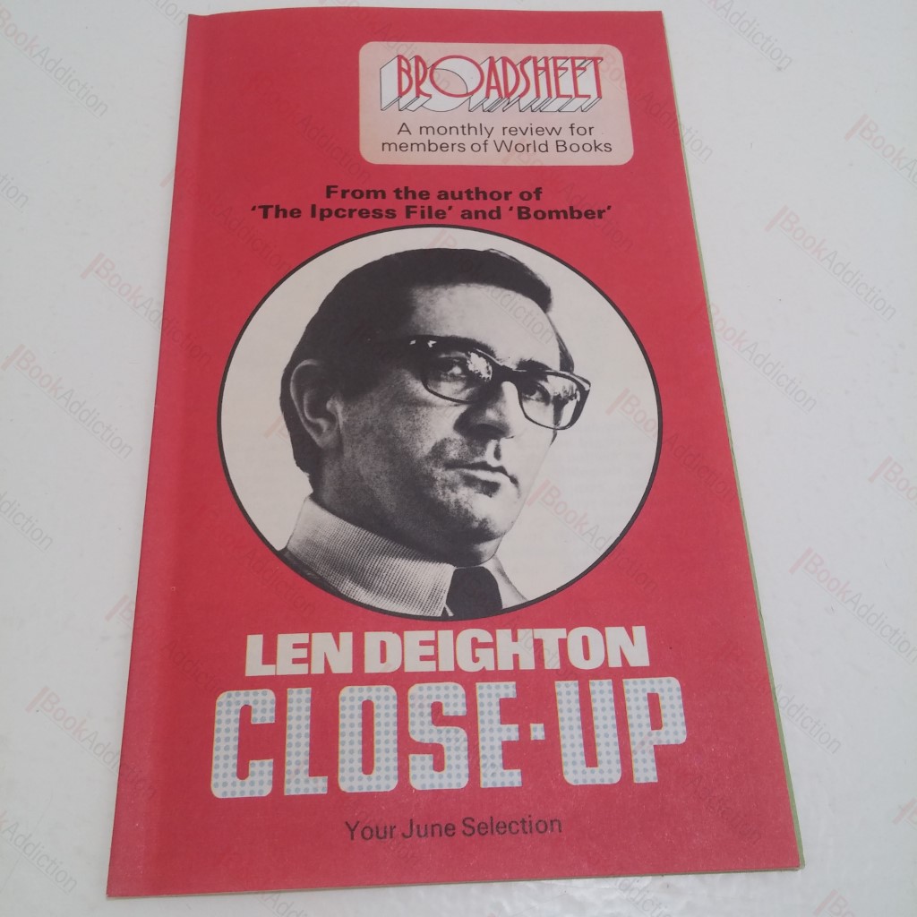 Broadsheet : Monthly Review for Members of World Books (June 1972), featuring Len Deighton's Close Up