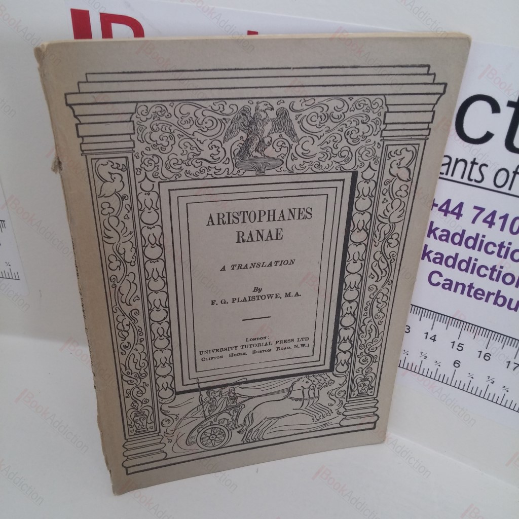 Aristophanes : Ranae - A Translation
