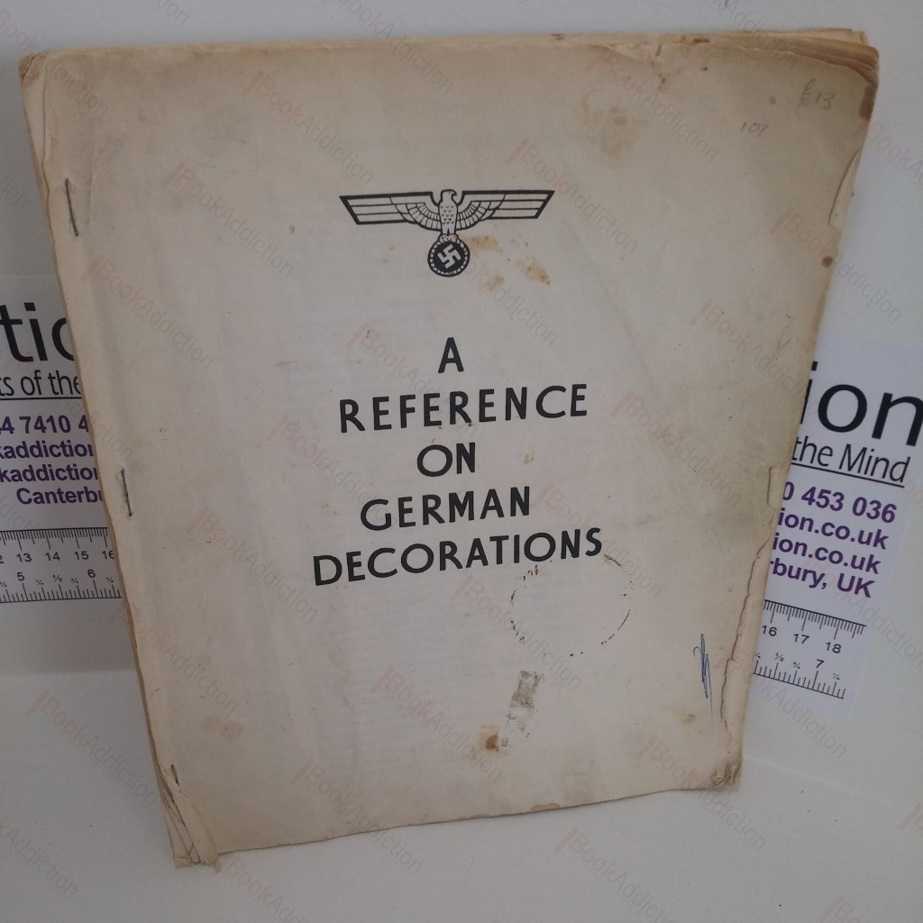 A Reference on German Decorations
