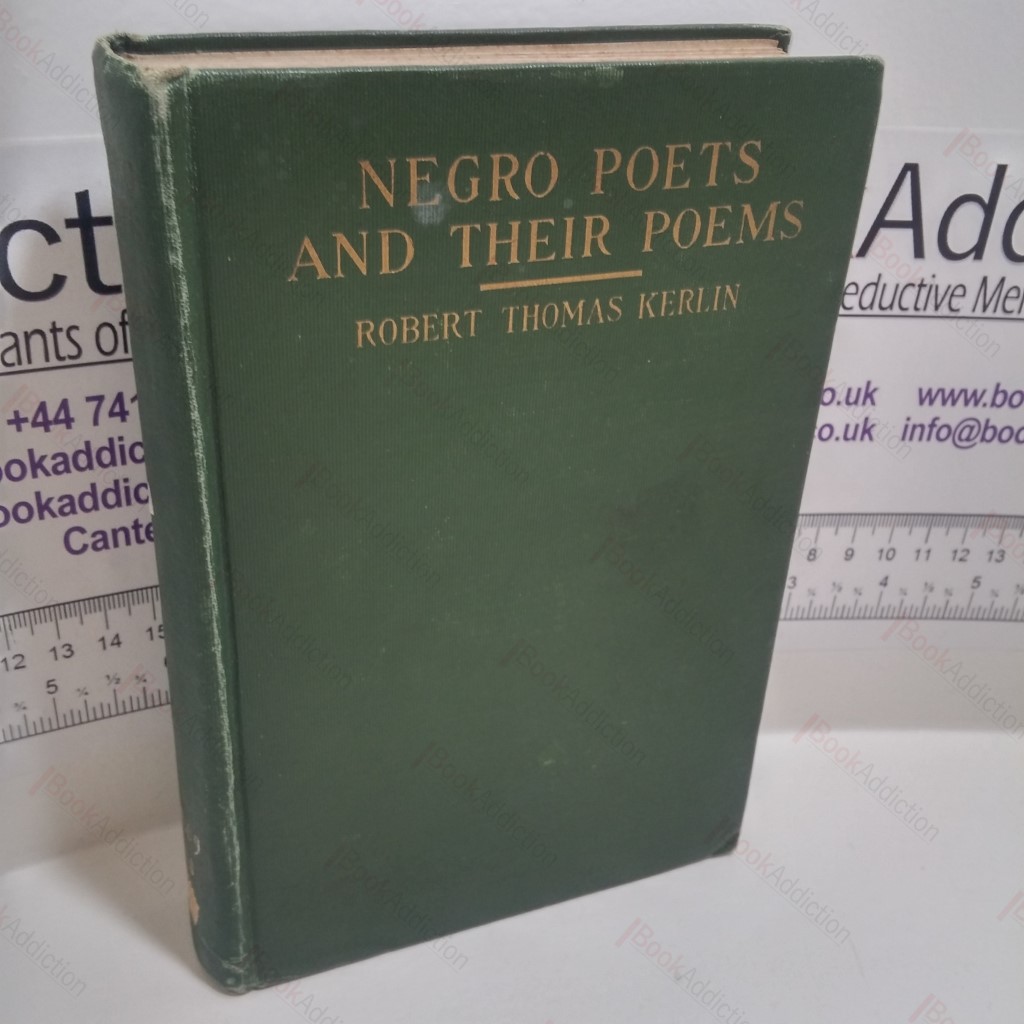 Negro Poets and Their Poems (Publisher's Presentation Copy)