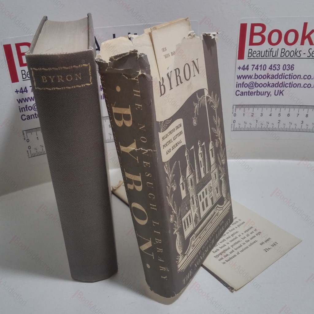 Byron : Selections from Poetry Letters and Journals