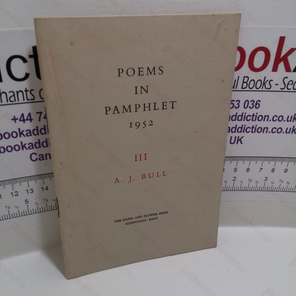 Drift - Poems and Sonnets (Poems in Pamphlet series, 1952, III, 3)