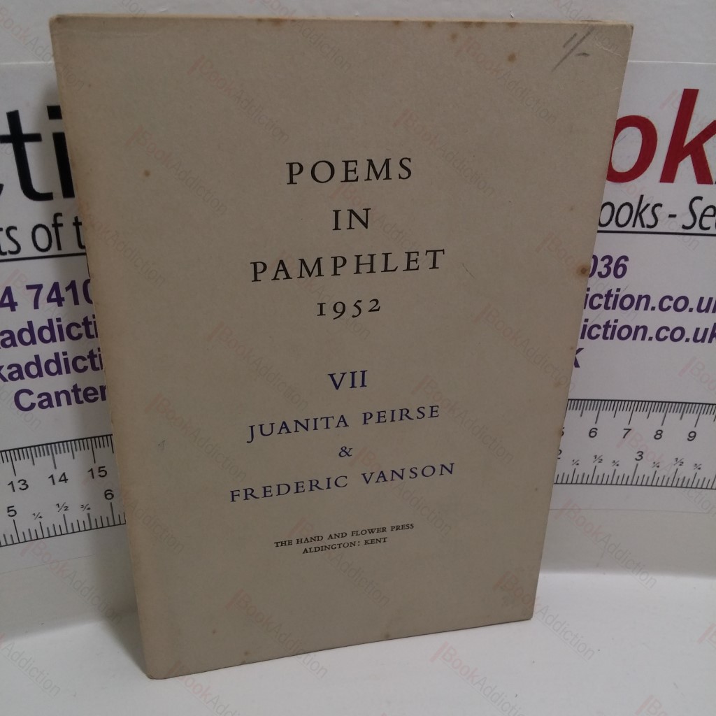 Converging Moments (Poems in Pamphlet series, 1952, VII)