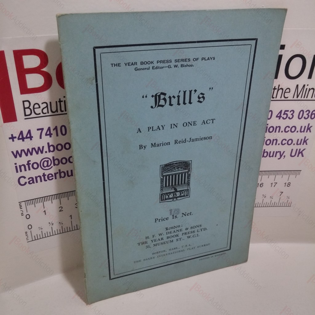 Brills: A Play in One Act (The Book Press Series of Plays)