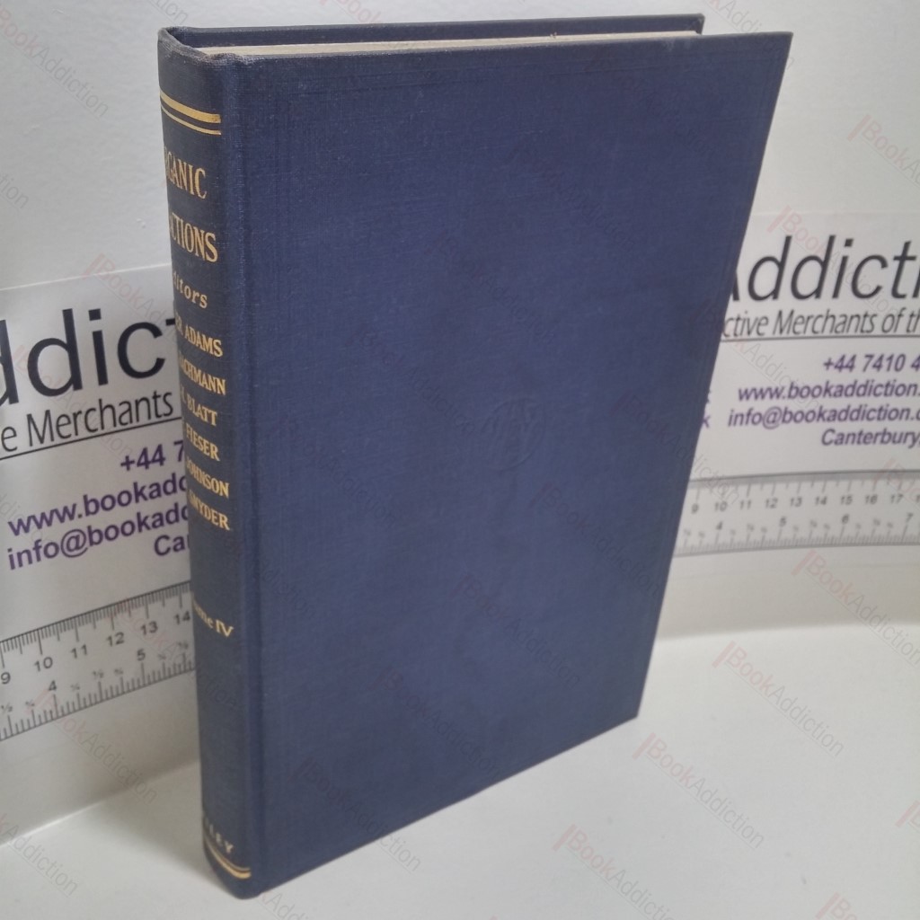 Organic Reactions : Volume IV