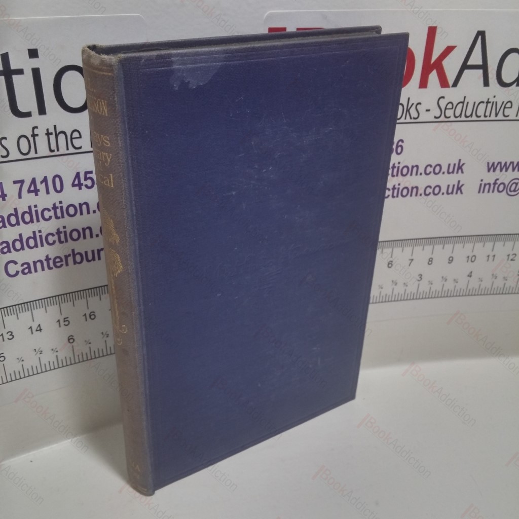 Essays Literary and Critical