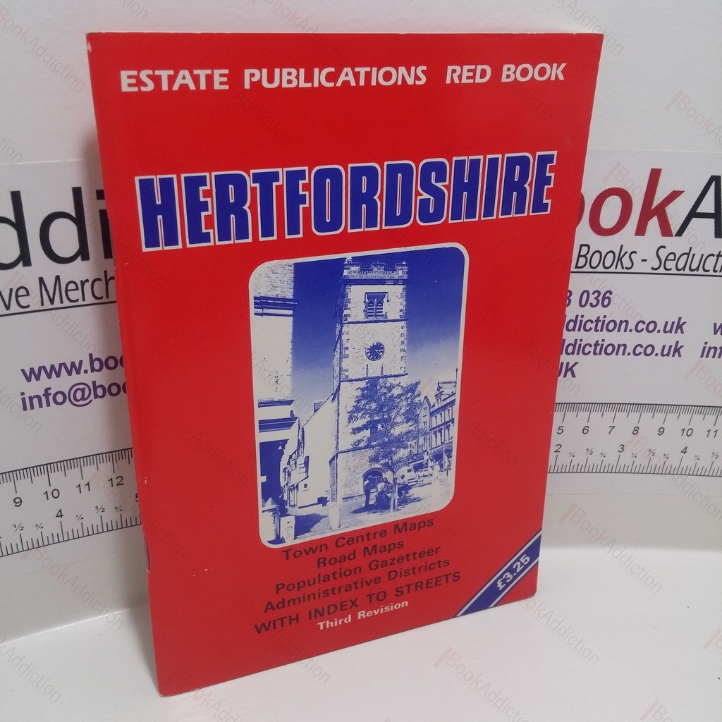Red Book, Hertfordshire : Town Centre Maps, Road Maps, Population Gazetteer, Administrative Districts with Index to Streets