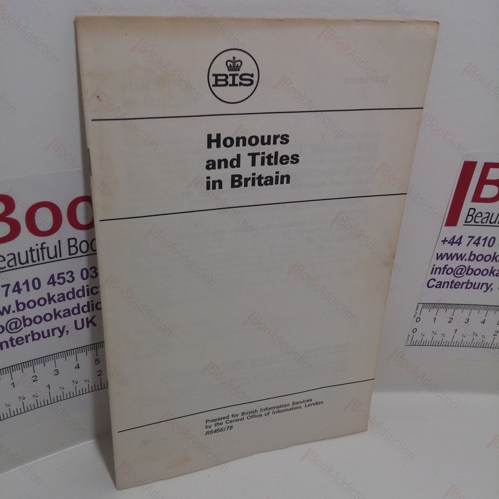 Honours and Titles in Britain