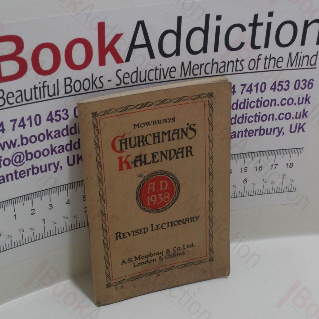 Mowbray's Churchman's Kalendar, Revised Lectionary, 1938