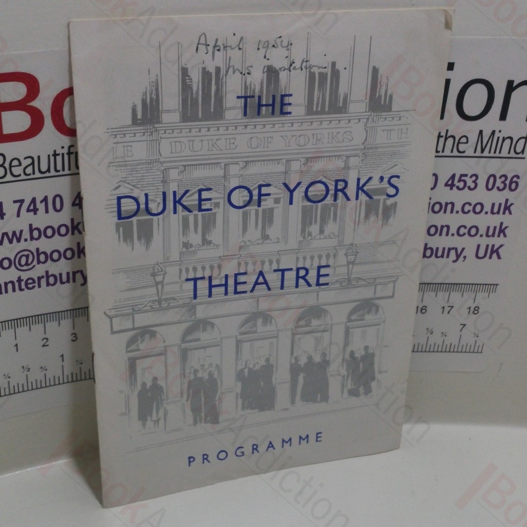 The Confidential Clerk by T S Eliot : Duke of York's Theatre Programme, April 1954