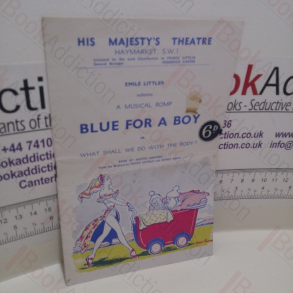 Blue for a Boy or What Shall We Do with the Body? His Majesty's Theatre Haymarket Theatre Programme