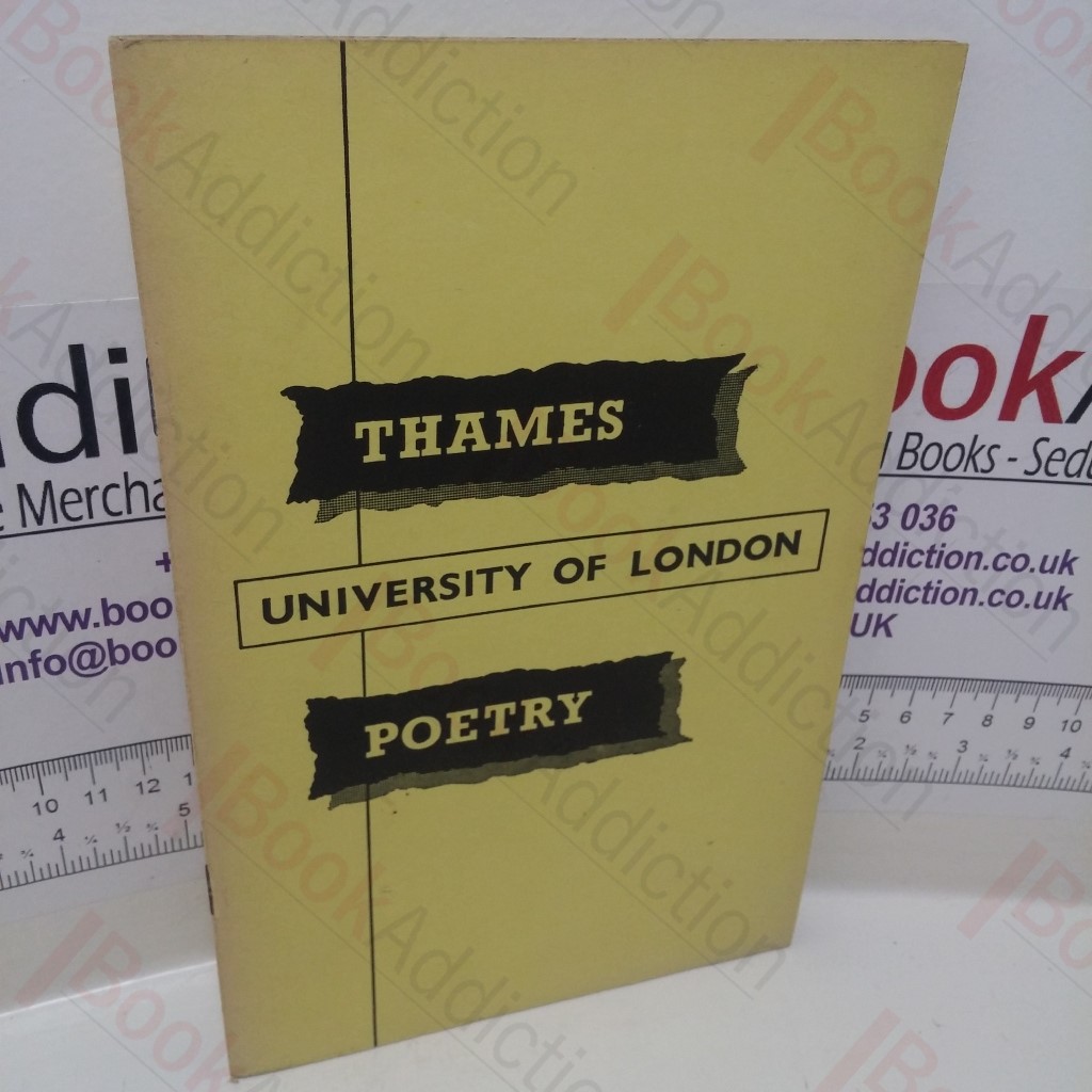 Thames, Literary Magazine of the University of London, 1962