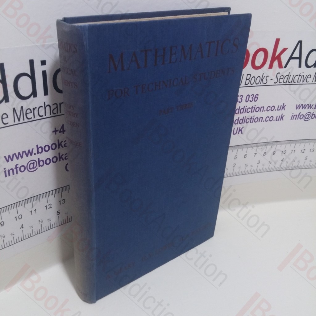 Mathematics for Technical Students Part III with Diagrams
