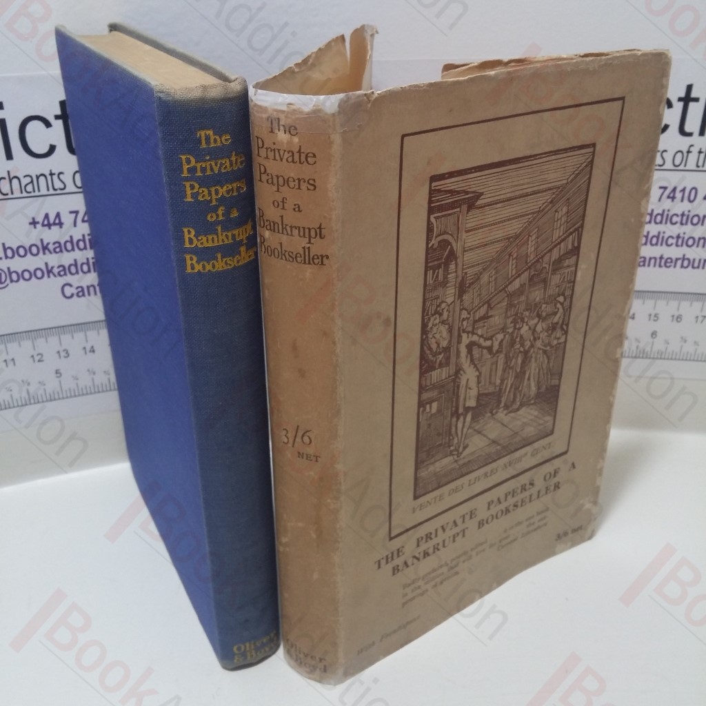 The Private Papers of a Bankrupt Bookseller (Signed and Inscribed)
