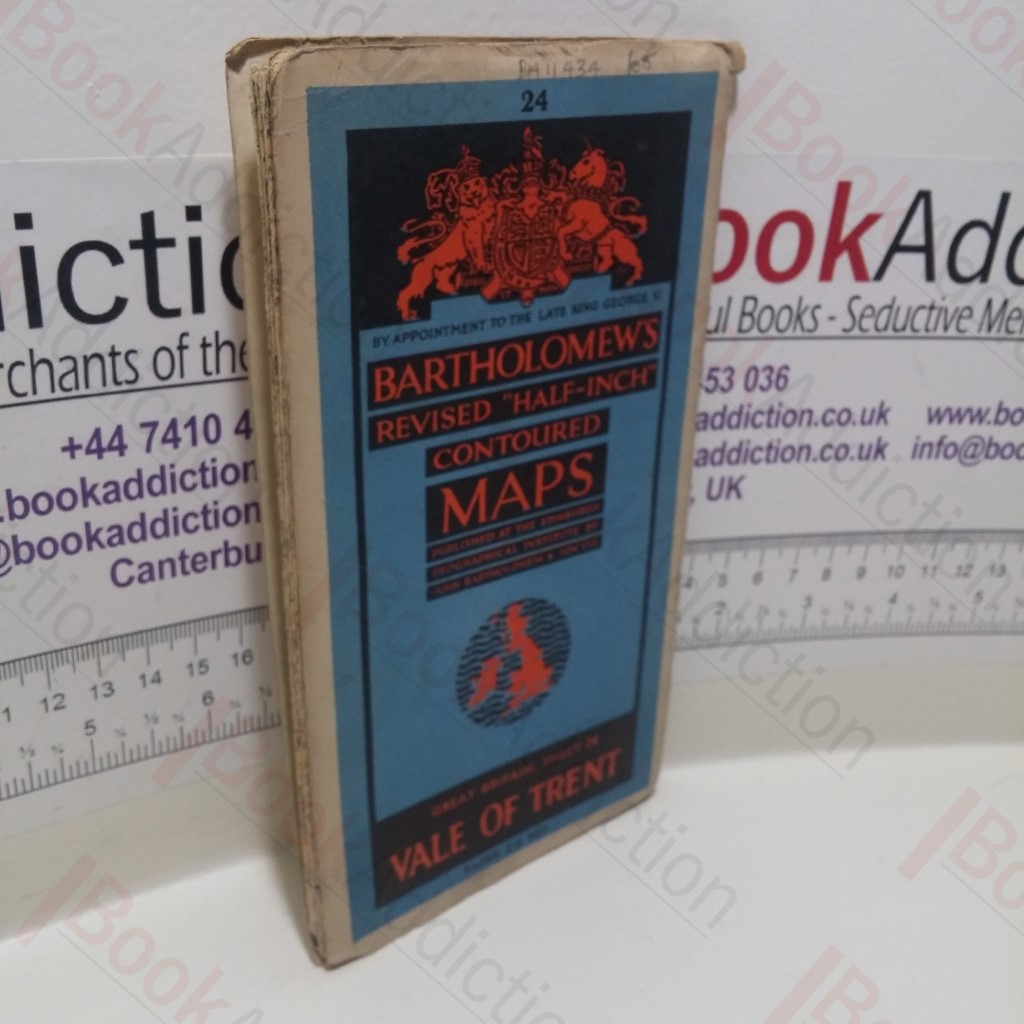 Bartholomew's Revised Half-Inch Contoured Maps - Vale of Trent (Great Britain, Sheet 24), 1946