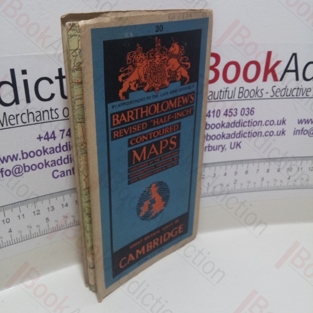 Bartholomew's Revised Half-Inch Contoured Maps - Cambridge (Great Britain, Sheet 20), 1946