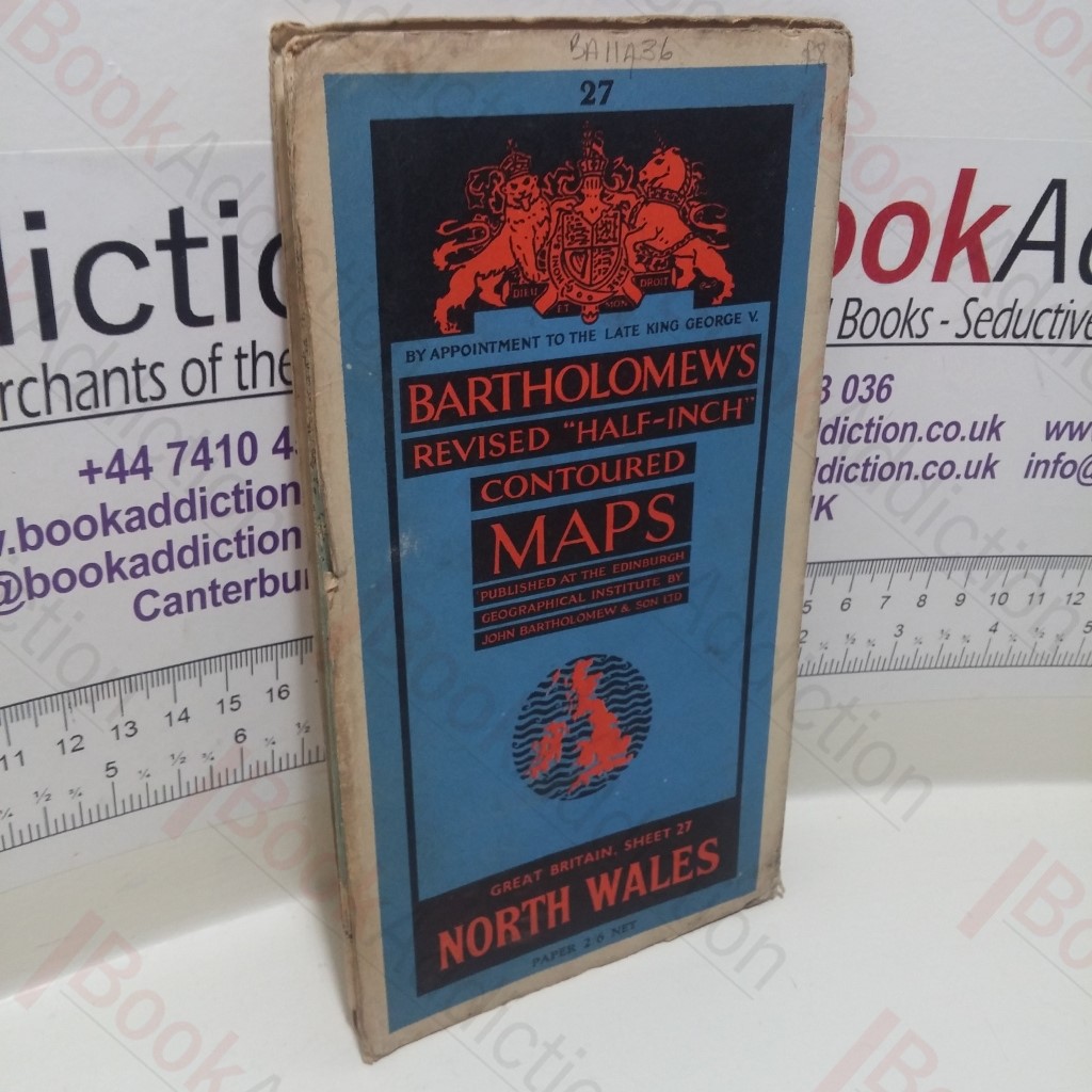 Bartholomew's Revised Half-Inch Contoured Maps - North Wales (Great Britain, Sheet 27)