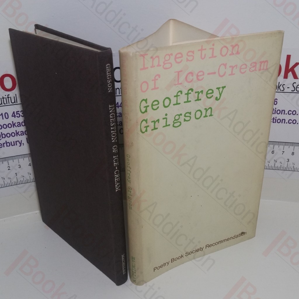 Ingestion of Ice-Cream and Other Poems