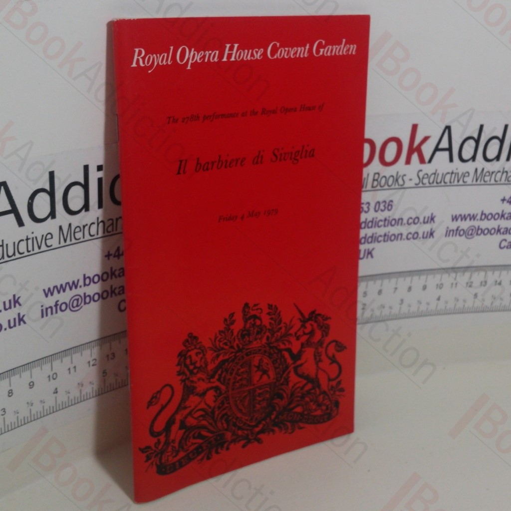 Il Barbiere Di Siviglia  (Royal Opera House Covent Garden, London, UK, 4 May 1979)