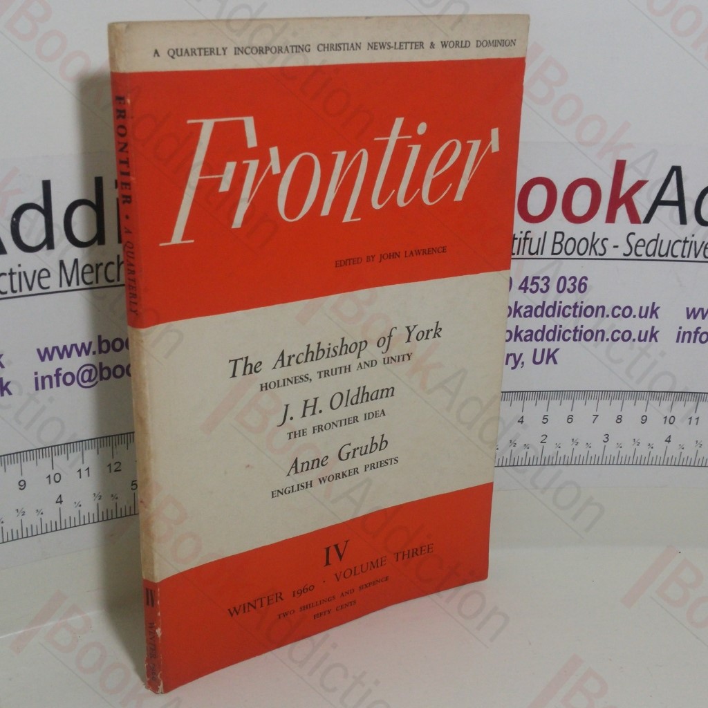 Frontier: Winter 1960, Volume Three
