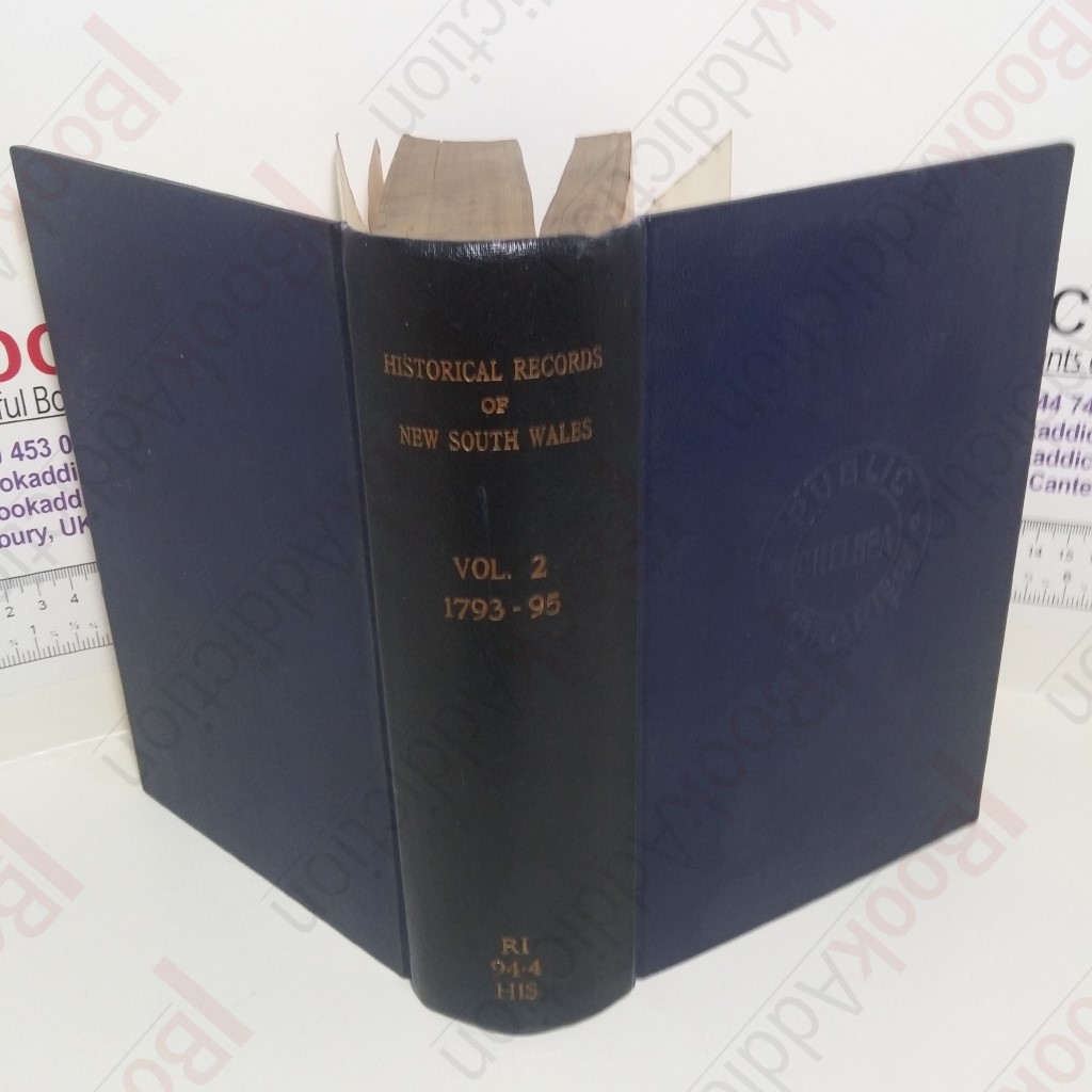 Historical Records of New South Wales : Volume II, Grose and Paterson, 1793-1795