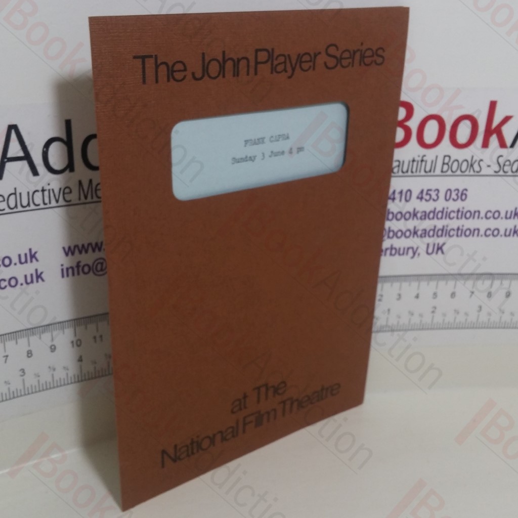 Frank Capra : The John Player Series (Signed)