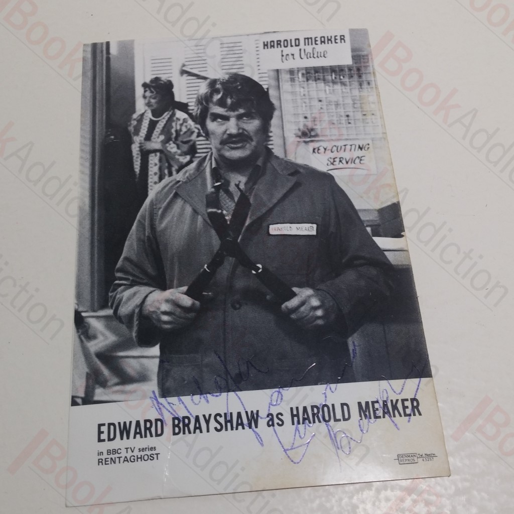 Edward Brayshaw as Harold Meaker (Rentaghost) Signed Photograph