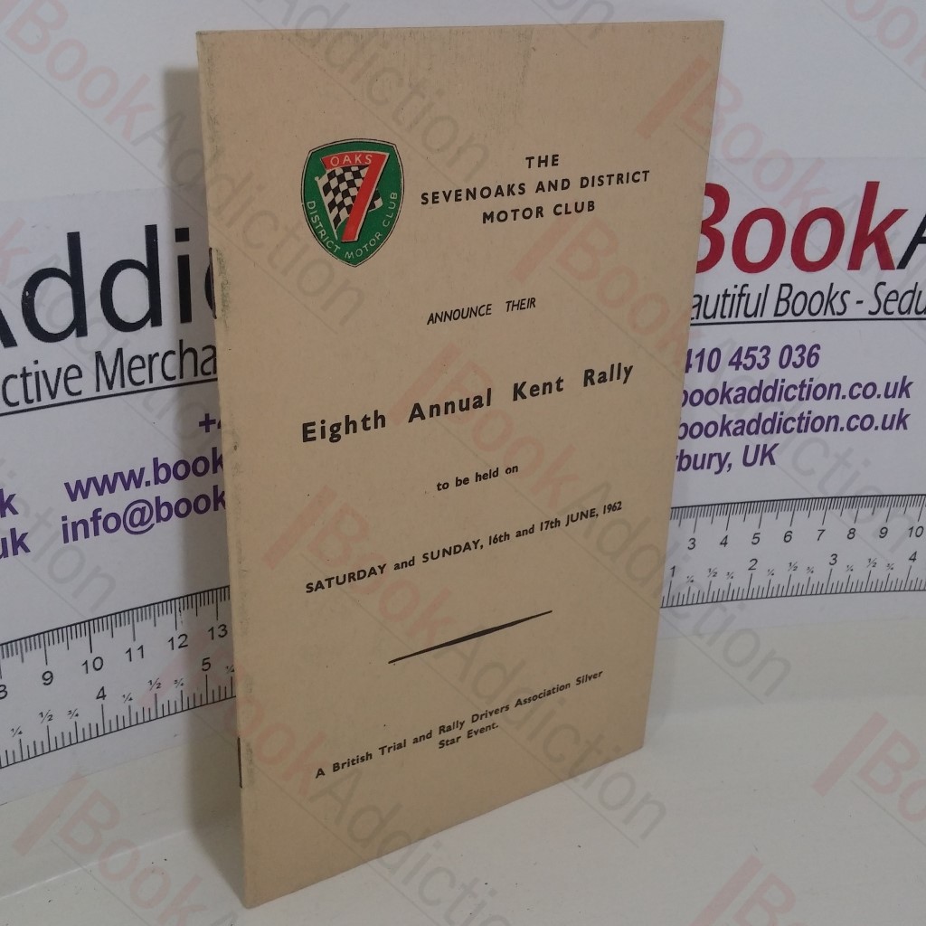 The Sevenoaks and District Motor Club Eighth Annual Kent Rally Brochure, 1962