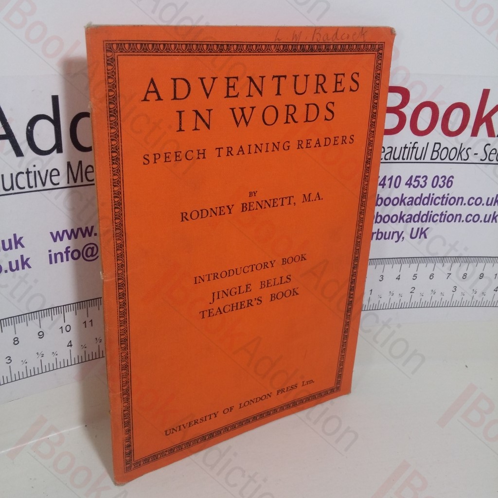 Adventures in Words: Speech Training Readers - Introductory Book, Jingle Bells Teacher's Book
