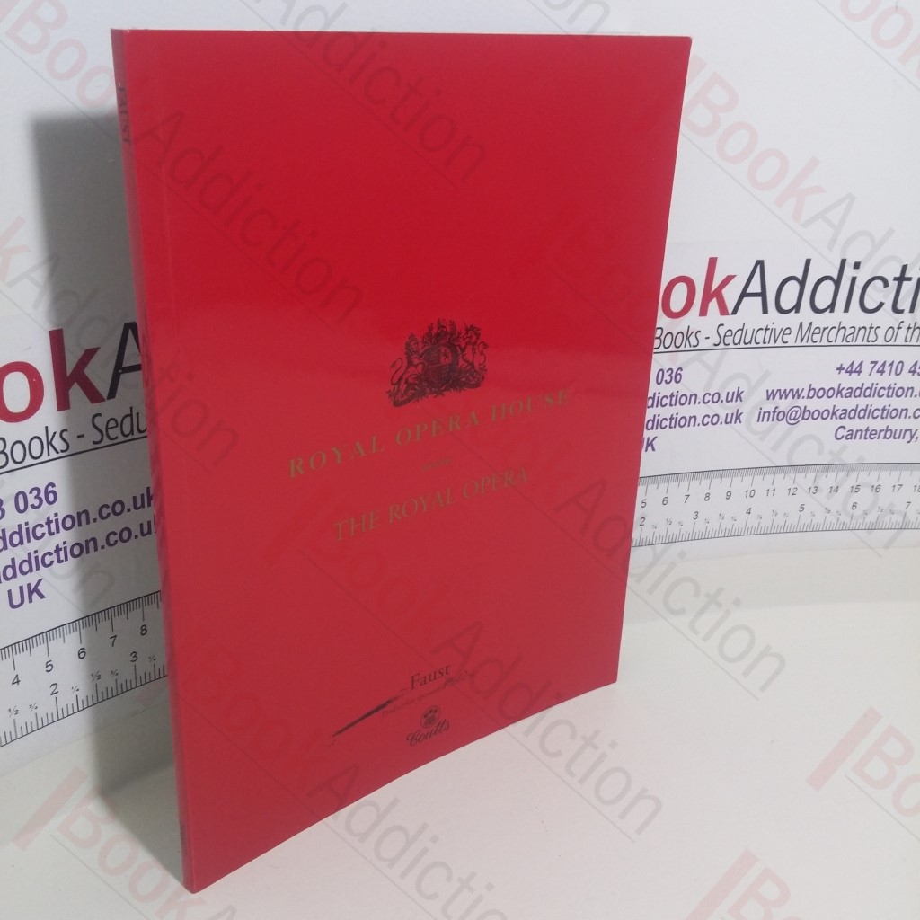 Programme for Faust an Opera (Royal Opera House, Covent Garden; September 2006)