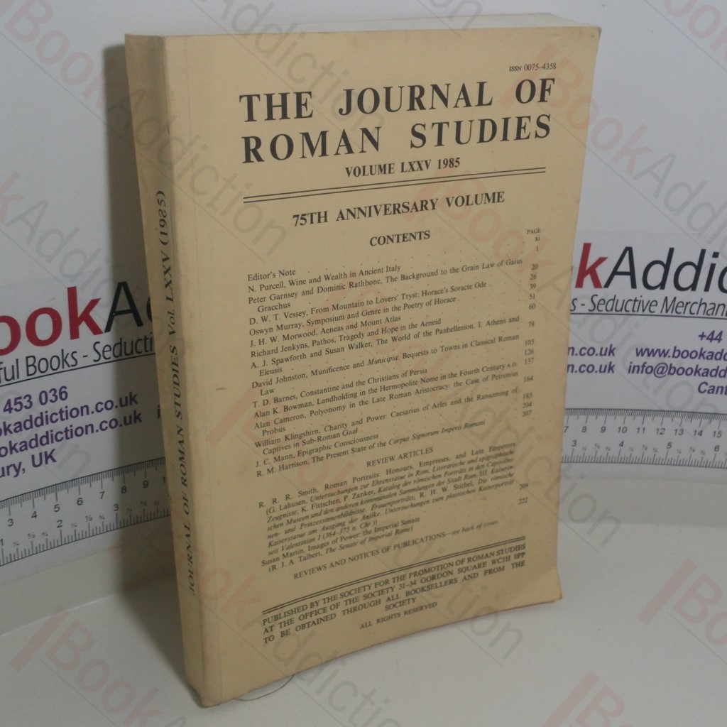 The Journal of Roman Studies, Volume LXXV, 1985